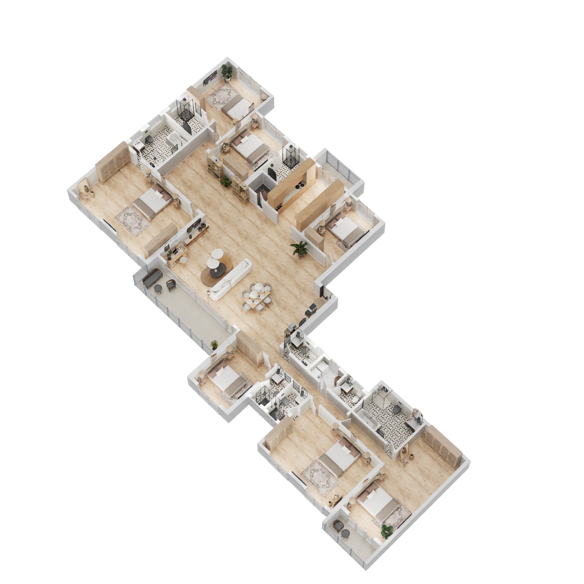 7 BHK 4046 Sq. Ft. Apartment