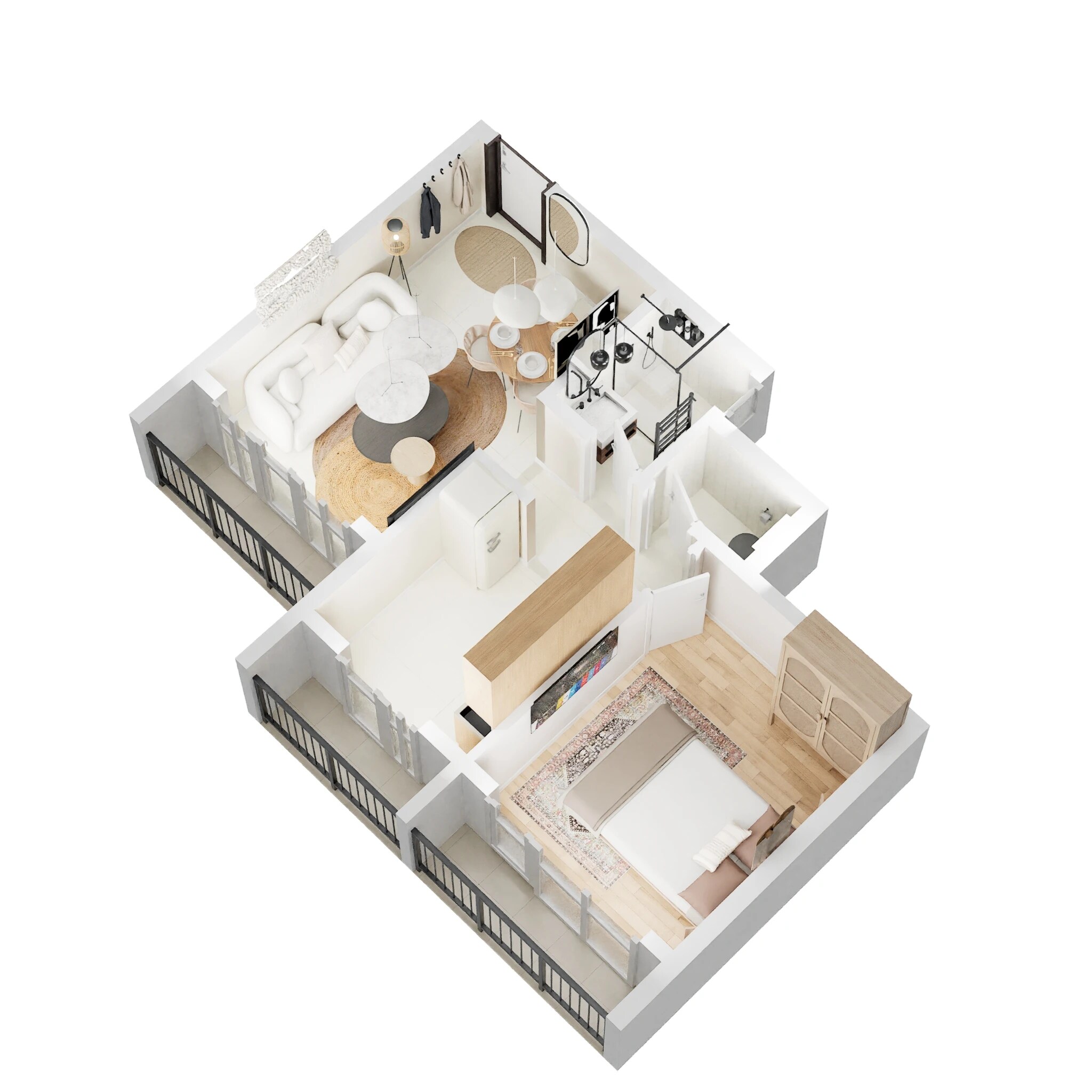 1 BHK 320 Sq. Ft. Apartment