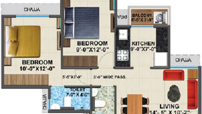 arihant anaika apartment 2 bhk 530sqft 20220506170521