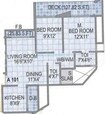 Arihant Aradhana 2 BHK Layout