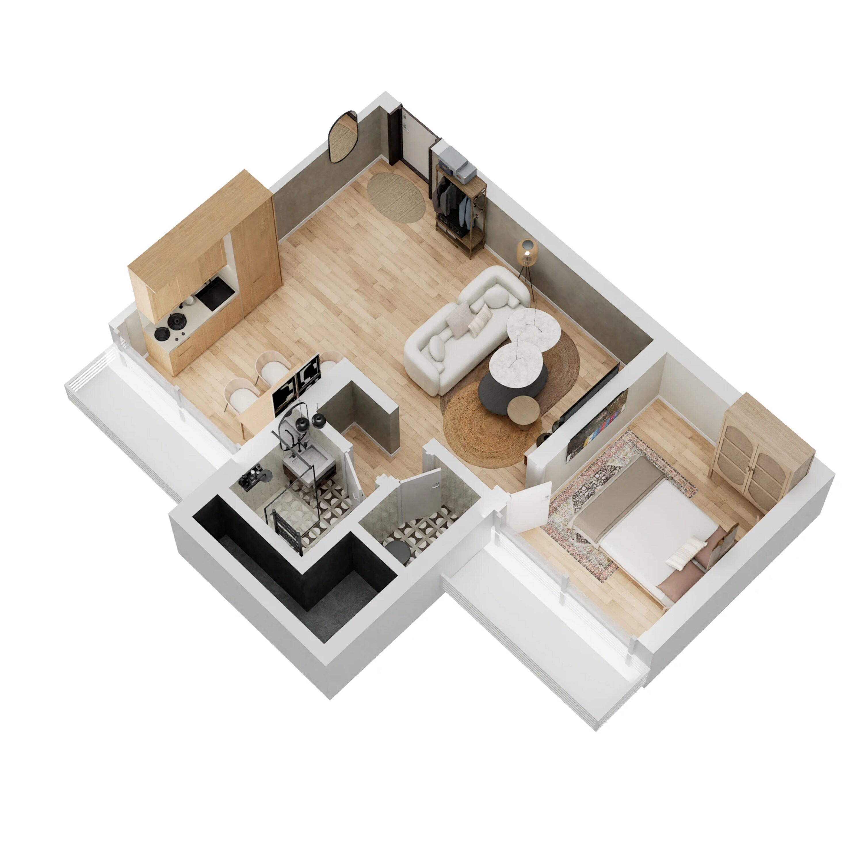 arihant aspire apartment 1 bhk 405sqft 20230310150313 3d 8408