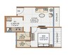 Arya Saras Emerald 1 BHK Layout