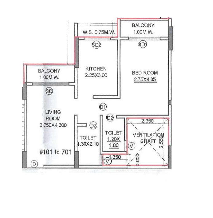 1 BHK 360 Sq. Ft. Apartment in Ashapura Ayodhya