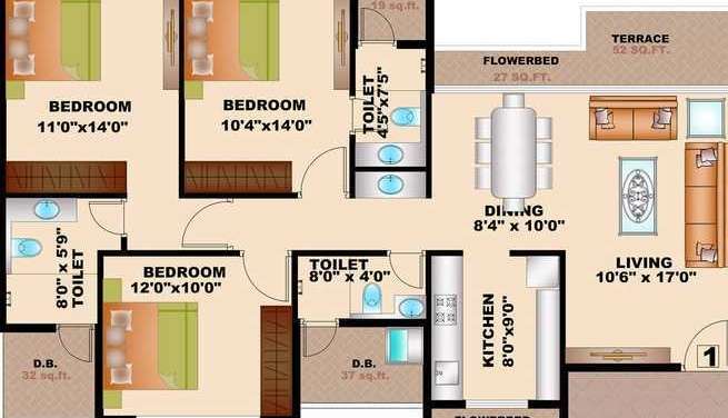bhagwati greens apartment 3 bhk 1710sqft 20201310171305