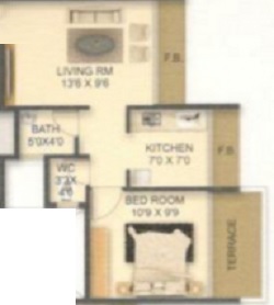 Bhagwati Silver Heights 1 BHK Layout