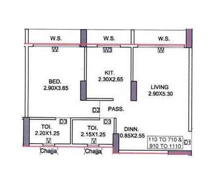 1 BHK 448 Sq. Ft. Apartment in Divyadrishti Siddhivinayak Atulyam