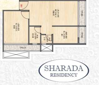 1 BHK 136 Sq. Ft. Apartment in G R K Sharada Residency