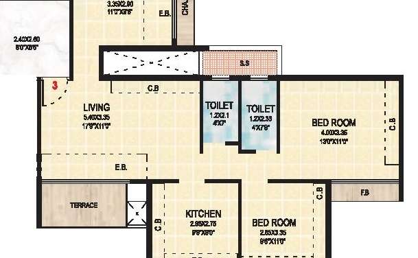 gami asters apartment 3 bhk 623sqft 20215611135645
