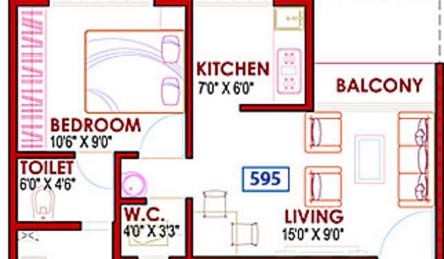 ghp casa apartment 1 bhk 595sqft 20202404142445