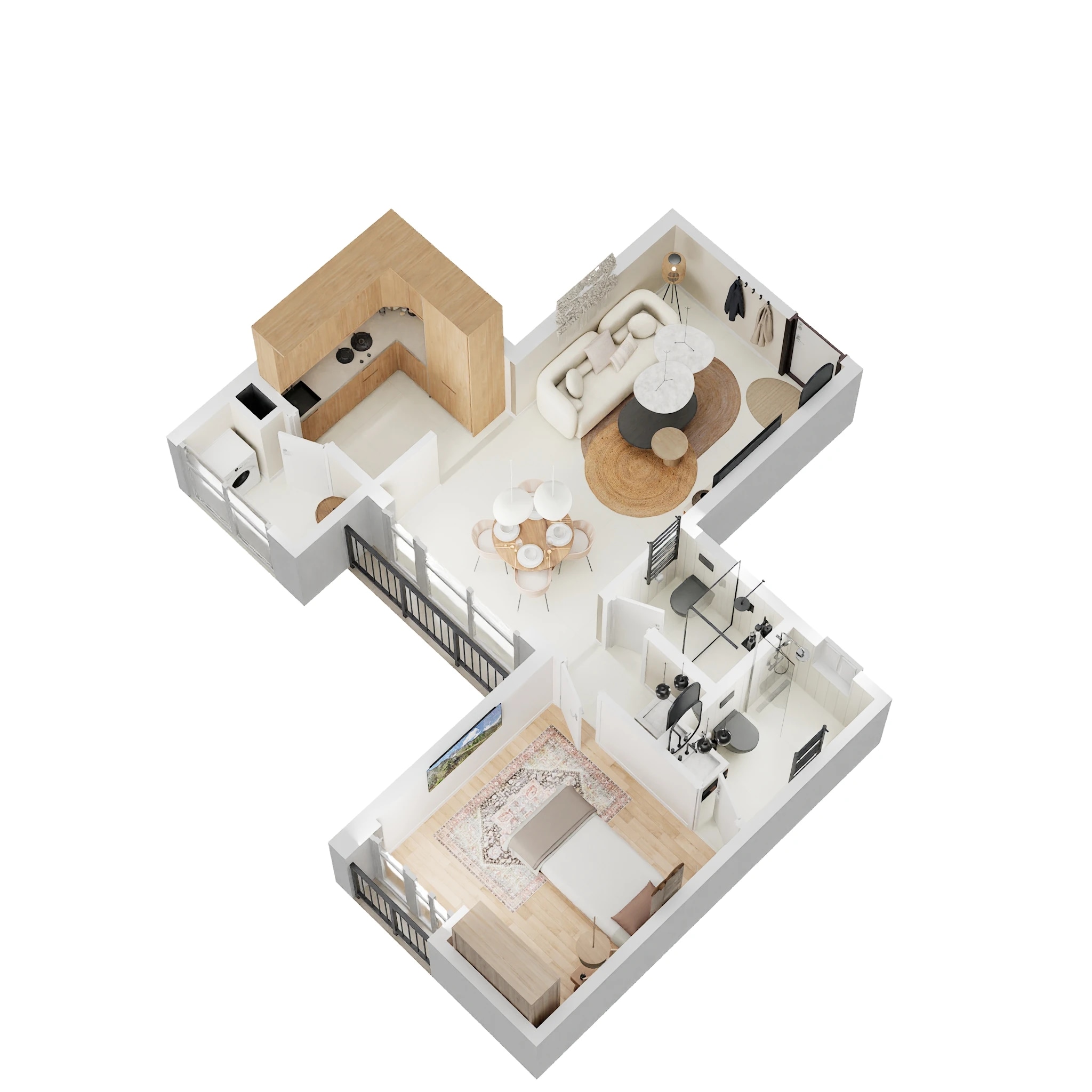 1 BHK 438 Sq. Ft. Apartment