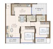 Greystone Balaji Archstone 2 BHK Layout