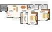 Hi Tech The Silver Crest 2 BHK Layout