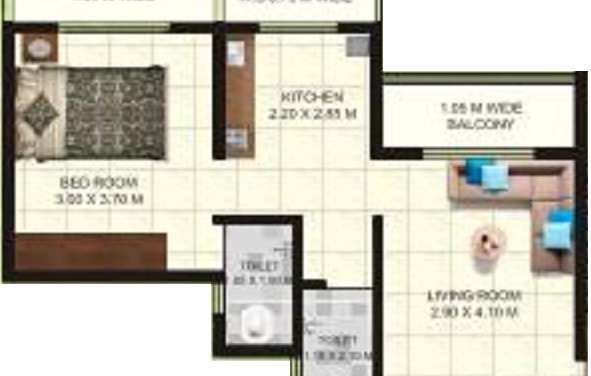 jainam phase 1 jainam garden apartment 1 bhk 407sqft 20213015143053