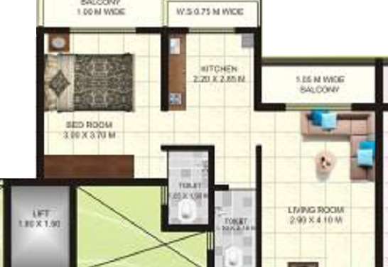 jainam phase 1 jainam garden apartment 1 bhk 457sqft 20213015143039