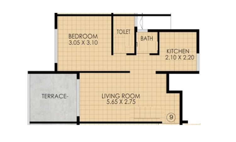 jindal residency apartment 1 bhk 309sqft 20242001172024