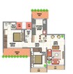 Juhi Luxuria 2 BHK Layout