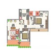 Juhi Luxuria 2 BHK Layout