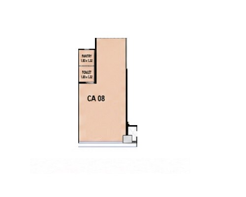 Floor plan of 475 Sq. Ft. Office Space in Kamdhenu Conquest, Navi Mumbai