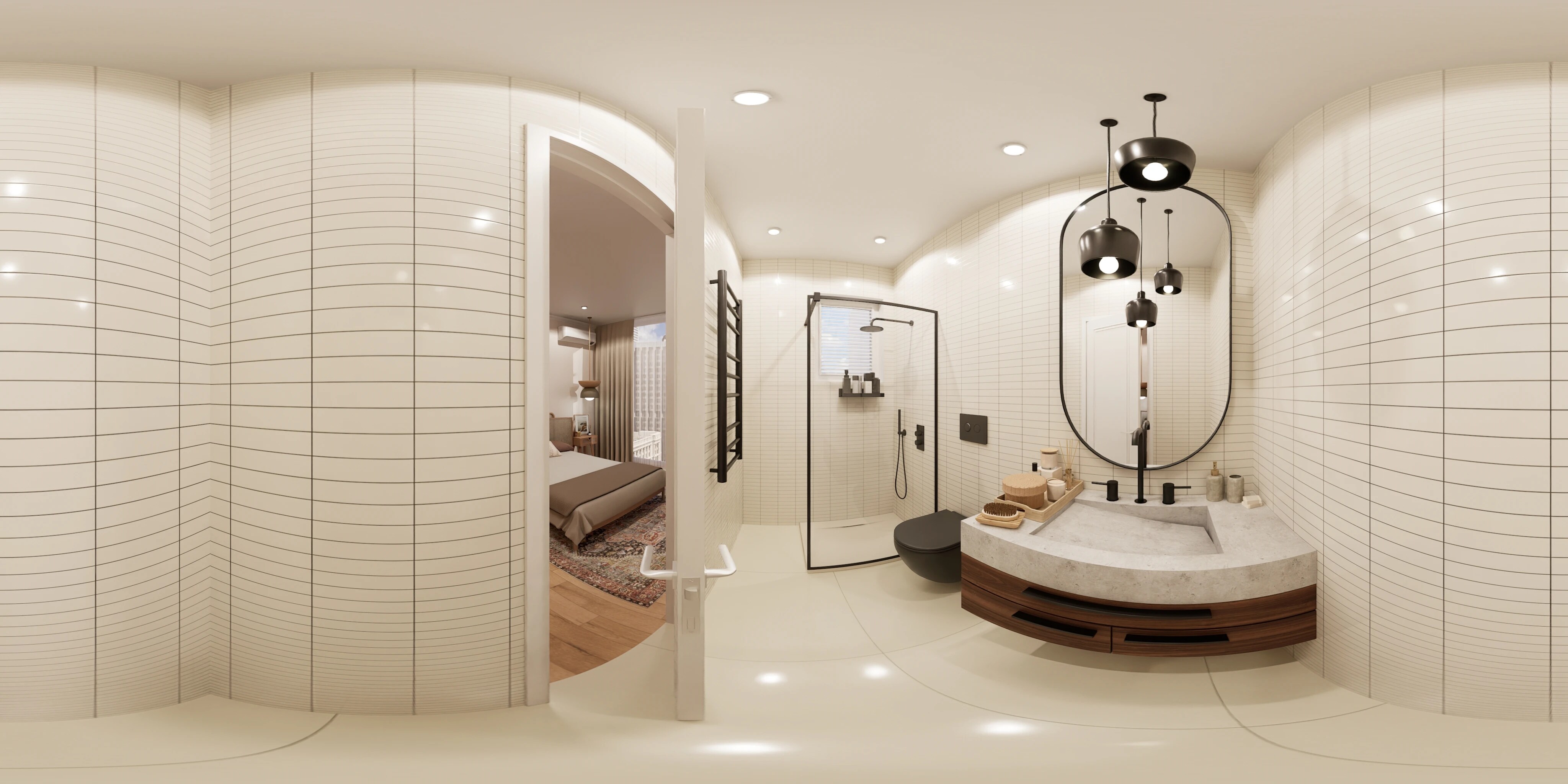 Floor plan of 3 BHK 1481 Sq. Ft. Apartment in Kamdhenu Crown, Navi Mumbai