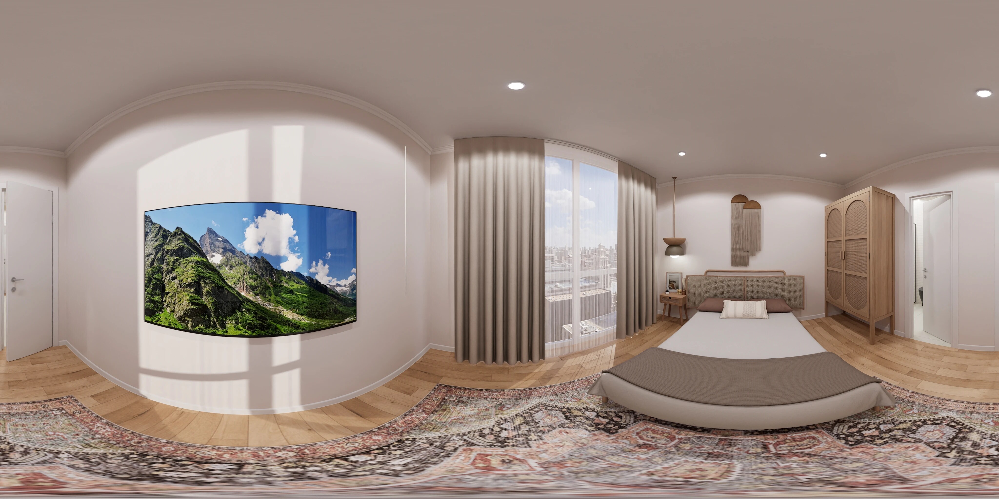Floor plan of 2 BHK 686 Sq. Ft. Apartment in Kamdhenu Grandeur, Navi Mumbai