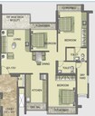 Kesar Exotica 3 BHK Layout