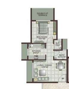 1 BHK 269 Sq. Ft. Apartment in Lakhanis Orchid Woods