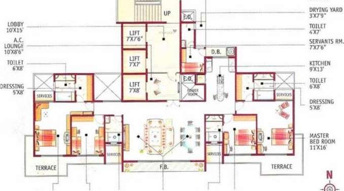 lotus acropolis apartment 4 bhk 3185sqft 20201024181046
