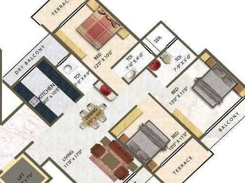 meena residency kharghar apartment 3 bhk 1660sqft 20211214121223