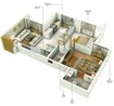 Monarch Properties Greenscapes 2 BHK Layout