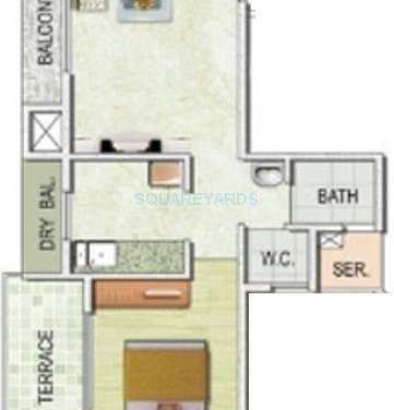 monarch properties imperial apartment 1bhk 690sqft1