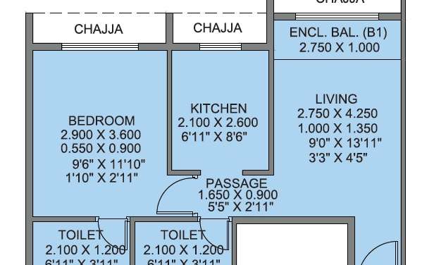 neel sidhi infinity apartment 1 bhk 316sqft 20215609165653