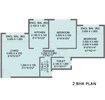 Neel Sidhi Regalia 2 BHK Layout