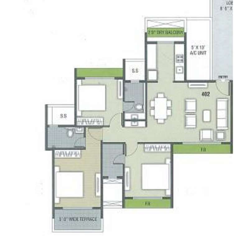 ng grand plaza apartment 3 bhk 720sqft 20205001175010