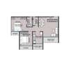 NMS One 8 One 2 BHK Layout