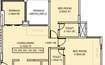 Palm Towers 2 BHK Layout