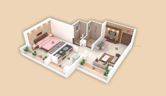 parth bhagat heritage apartment 1 bhk 307sqft 20245709115734