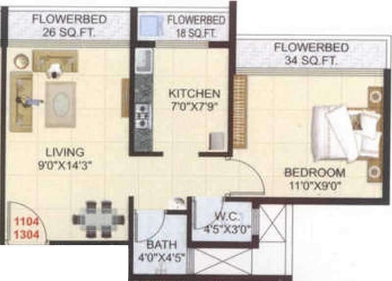 pinnacle dreamz apartment 1 bhk 610sqft 20201711121745