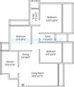 Progressive Group Icon 3 BHK Layout