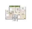 Rehab Balaji Delta Tower 2 2 BHK Layout