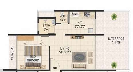 rk vaishnavi pride apartment 1 bhk 274sqft 20212021152054