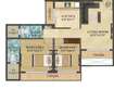 Sahara Sankalp Residency 2 BHK Layout