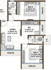 Sambhav Deep Miracle 2 BHK Layout