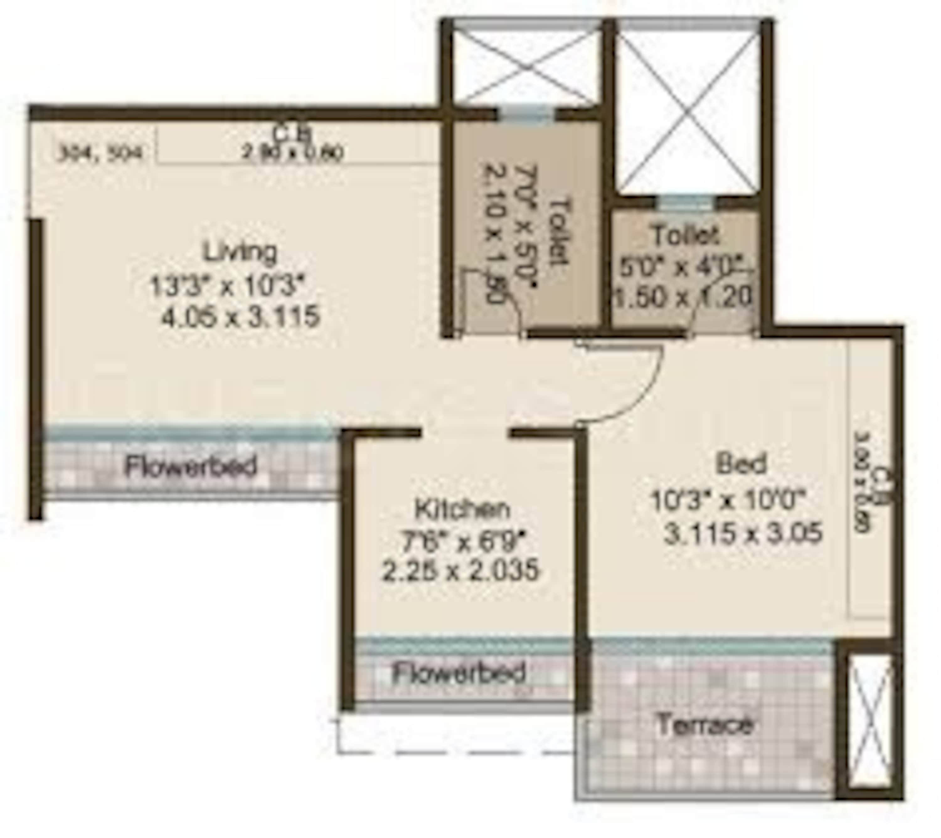 sara kshipra apartment 1bhk 283sqft31