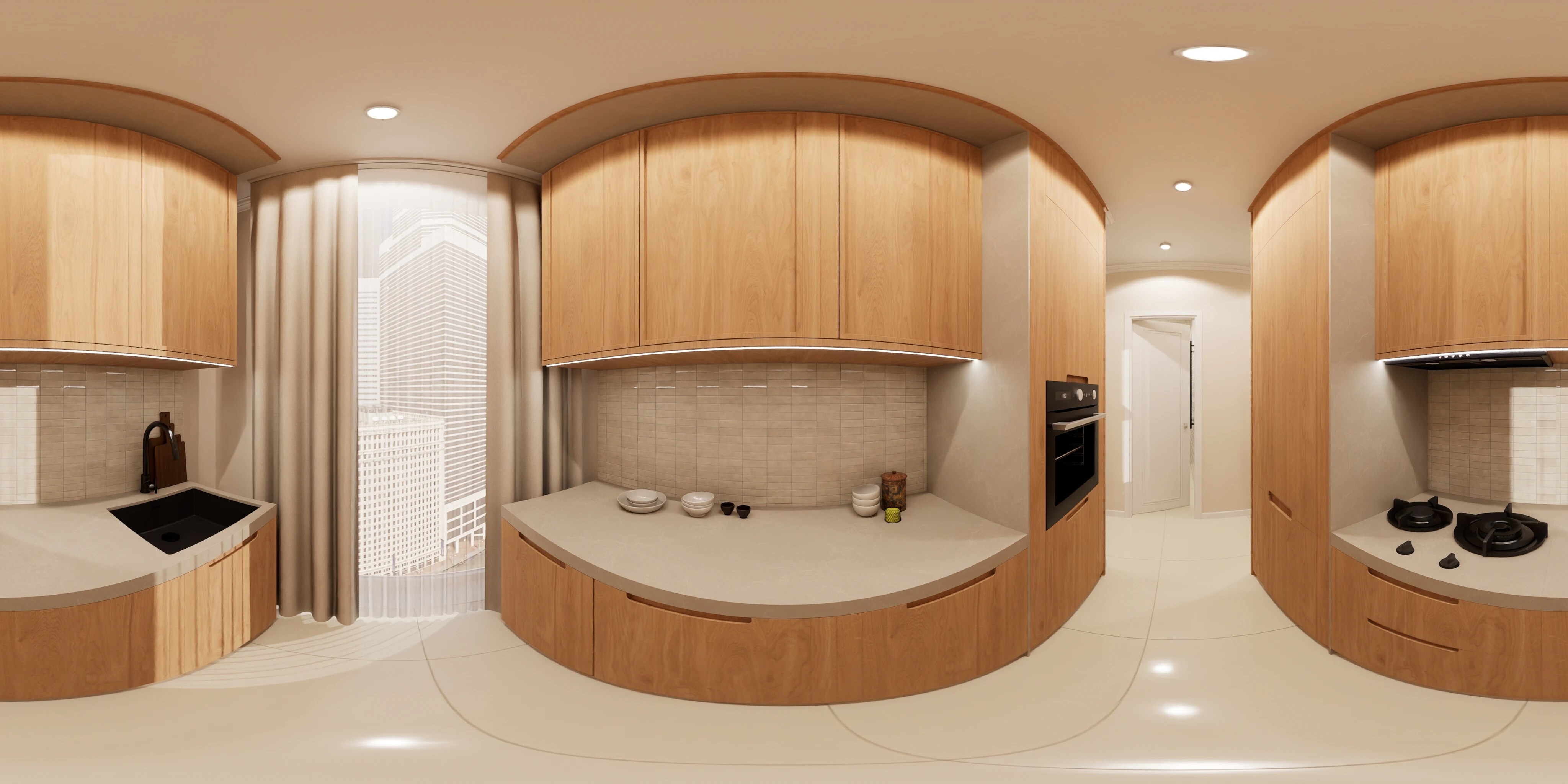 Floor plan of 2 BHK 553 Sq. Ft. Apartment in Satyam Stella, Navi Mumbai