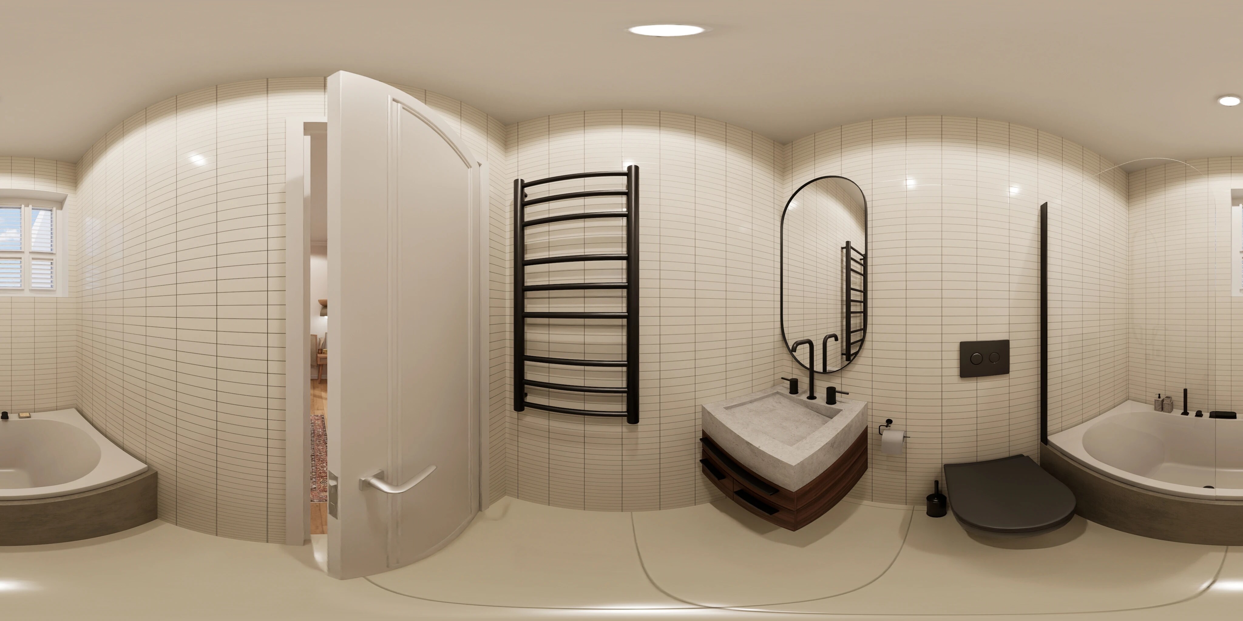 Floor plan of 2 BHK 581 Sq. Ft. Apartment in Satyam Stella, Navi Mumbai