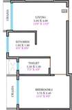 SD Infra Homes 1 BHK Layout