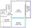 Shanti Harmony 1 BHK Layout