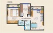 Shikara Palace Gardan 1 BHK Layout