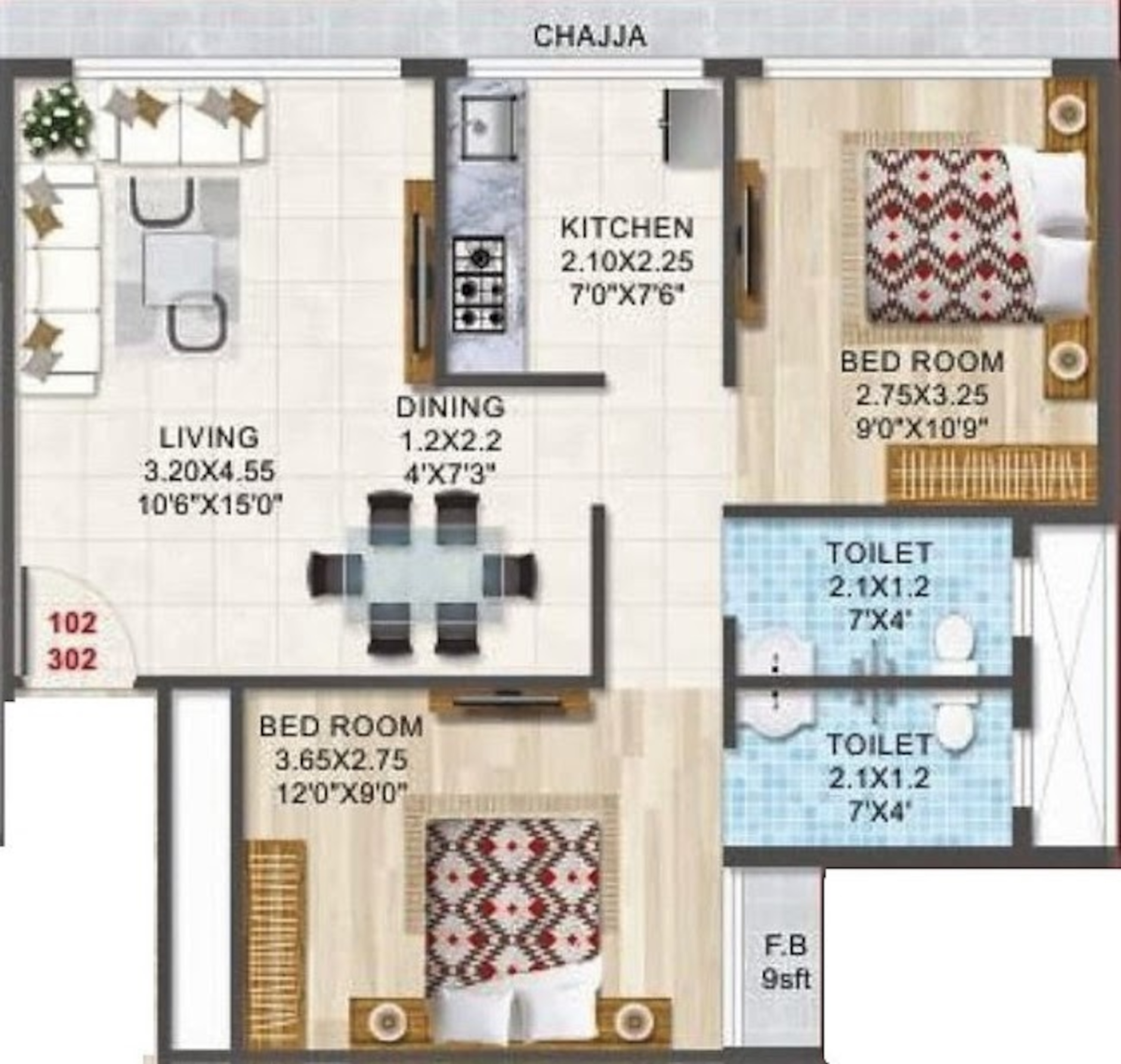 shree ram samarth sadguru sadan apartment 2 bhk 588sqft 20225014195023