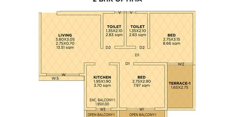 siddhivinayak riddhima apartment 2bhk 485sqft 1